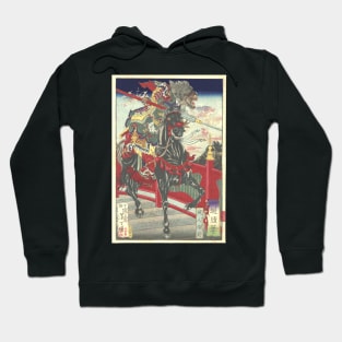 Zhang Fei at Changban Bridge by Tsukioka Yoshitoshi Hoodie